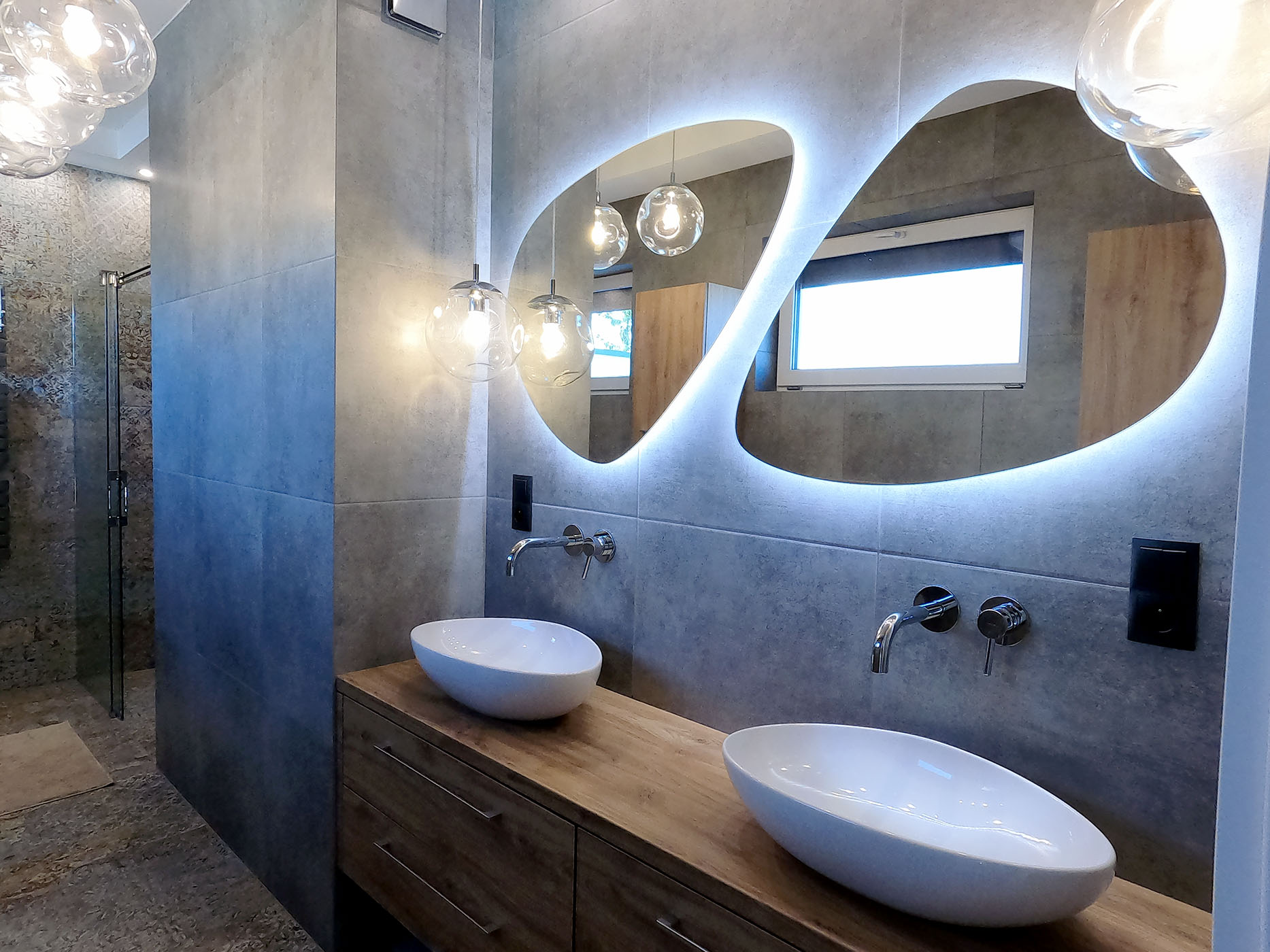 wykończenie łazienki Warszawa – nowoczesny design i oświetlenie LED